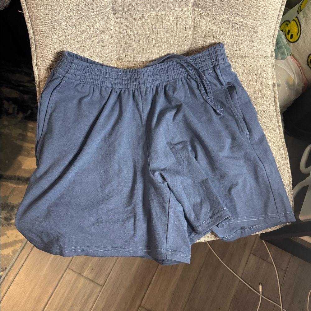 SKIMS cotton jersey short in harbor